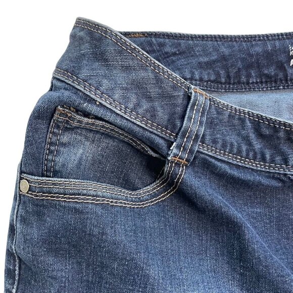 Lane Bryant Blue Jeans High Rise Genius Fit Zipper Ankle Taper Size 20 u - Picture 5 of 9